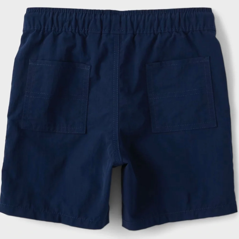 The Children's‎ Place Boy's 8 Navy Blue Nylon Quick-Dry Cargo Shorts